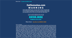 Desktop Screenshot of eatsomeass.com